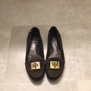 Tory Burch loafers | sz 6.5 chocolate brown suede